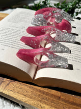 Load image into Gallery viewer, Rose Pink Resin page holders
