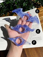 Load image into Gallery viewer, Purple Jellyfish Resin page holders
