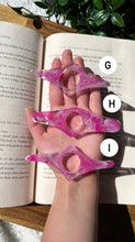 Load image into Gallery viewer, Pink Jellyfish Resin page holders
