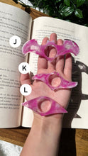 Load image into Gallery viewer, Pink Jellyfish Resin page holders
