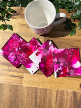 Load image into Gallery viewer, Pink Explosion Resin Coasters
