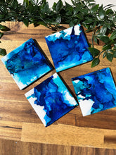 Load image into Gallery viewer, Deep Blue Resin Coasters
