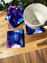 Load image into Gallery viewer, Purple Pools Resin Coasters
