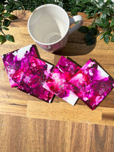 Load image into Gallery viewer, Dark Pink Sunrise Resin Coasters
