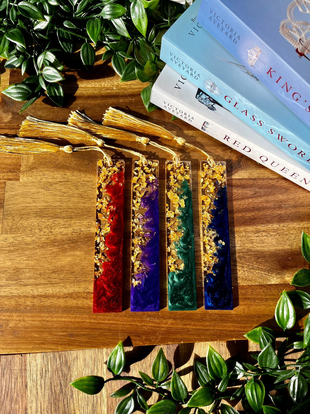 Glimmer Resin Bookmarks