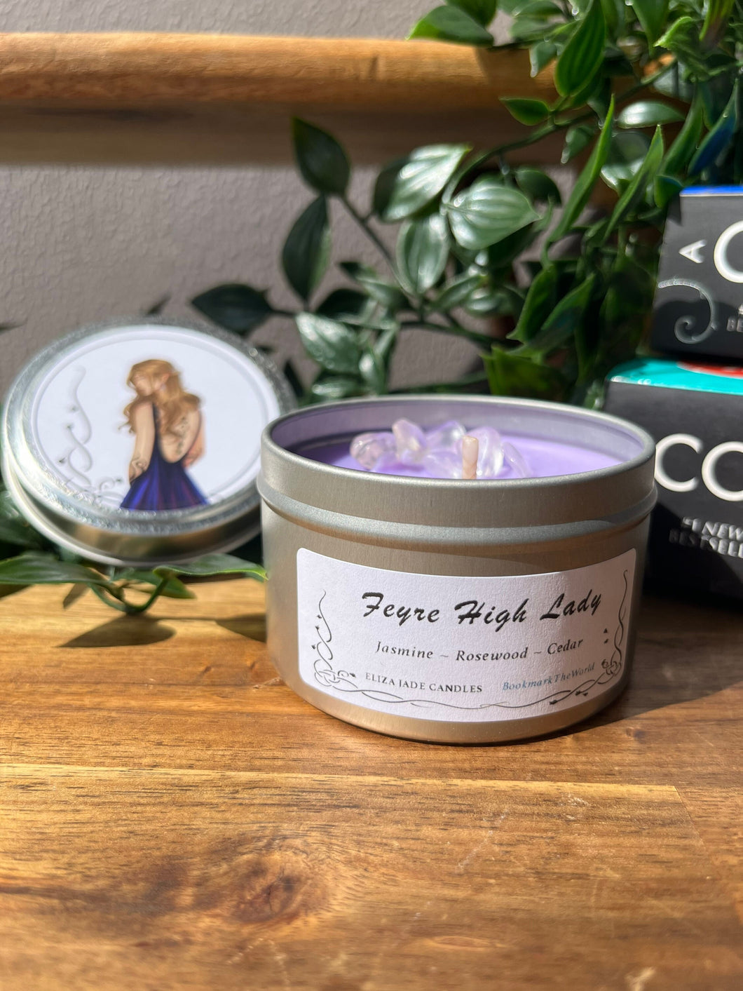 Feyre High Lady travel tin Acotar inspired Candles