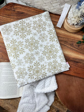 Load image into Gallery viewer, Snowflake Book Sleeve with zipper
